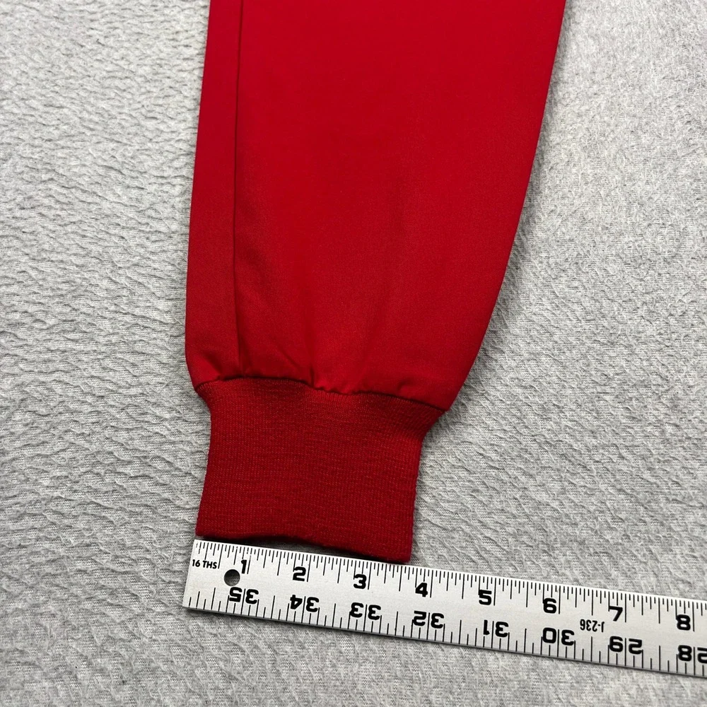 FIGS Tansen Jogger Scrub Pants Mens Medium Tall Red Technical Stretch MXXSW2004T